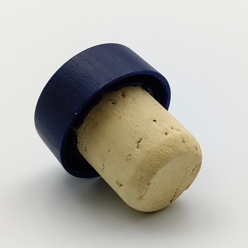 21,5mm Custom Natural Hölzer t Kork Stopper für Alkohol- und Weinflaschen mit Branding