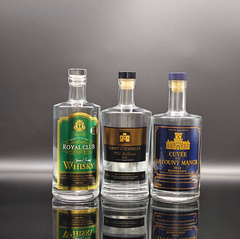 Premium Custom Vodka -Flaschen mit Luxusmerkmalen