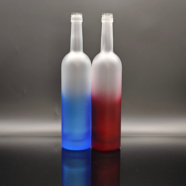 China -Lieferant weiß besprühte Siebdruckdruck Custom 375ml 500 ml 750 ml Rumflaschen - Entwerfen Sie die Signatur Ihrer Marke