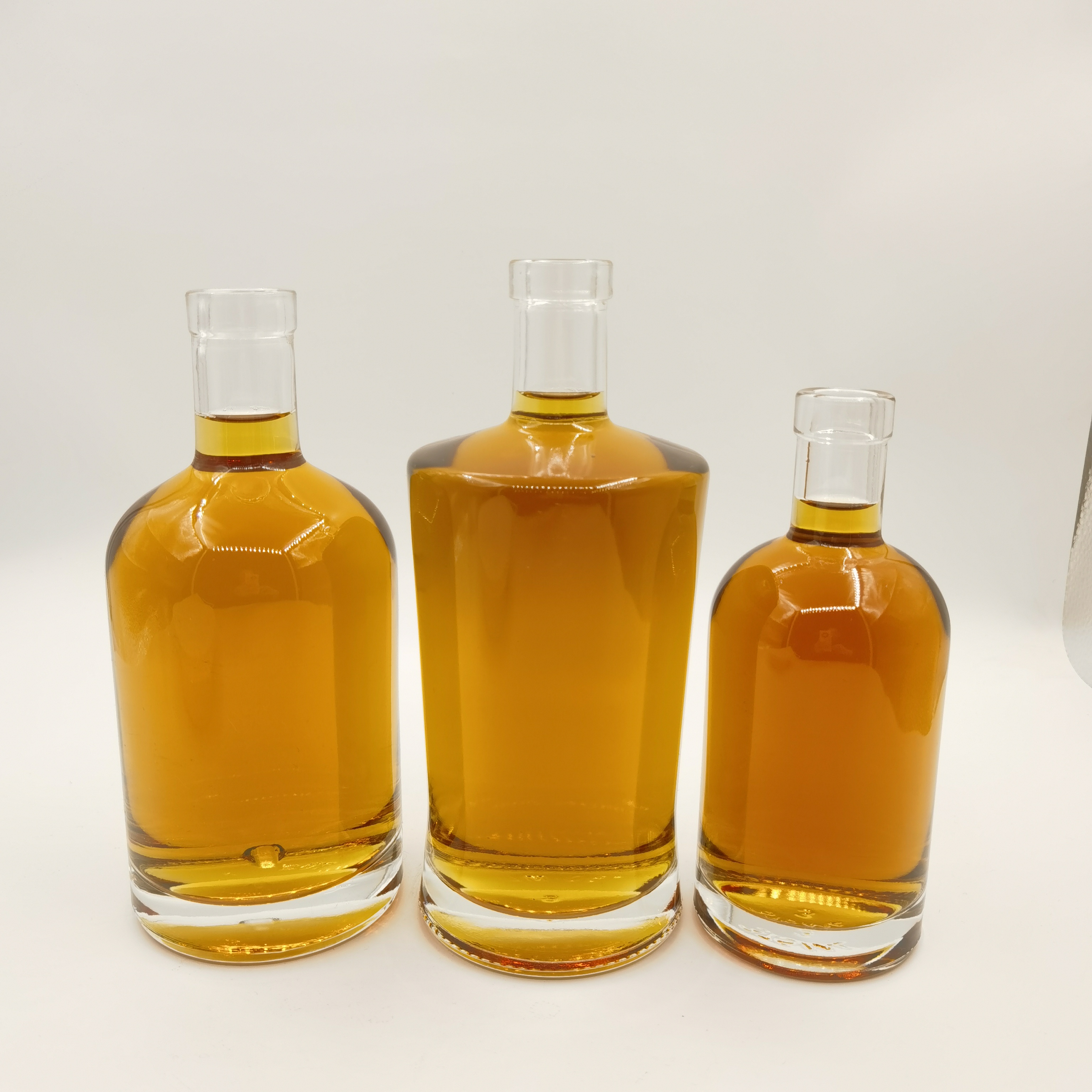 Glas Rumflaschen
