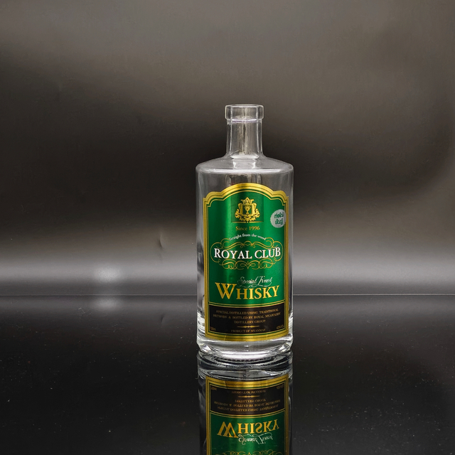 Wholesales Super Flint Customized 75Cl Spirituosenglasflaschen für Rum
